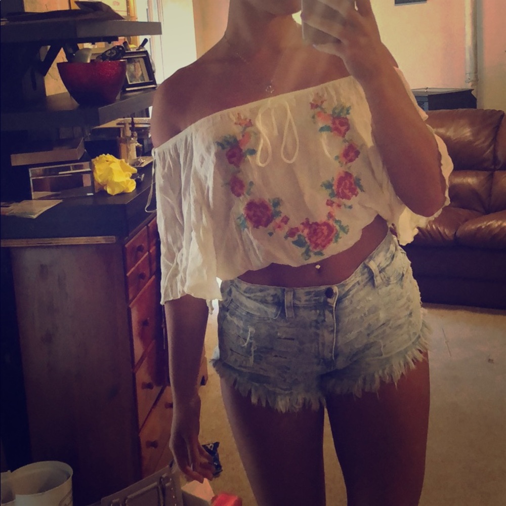 Off the shoulder top